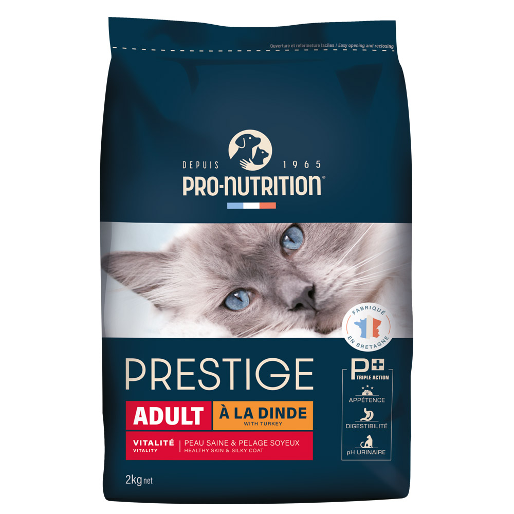 פרסטיז חתולים עוף והודו 2 ק"ג / 10 ק"ג