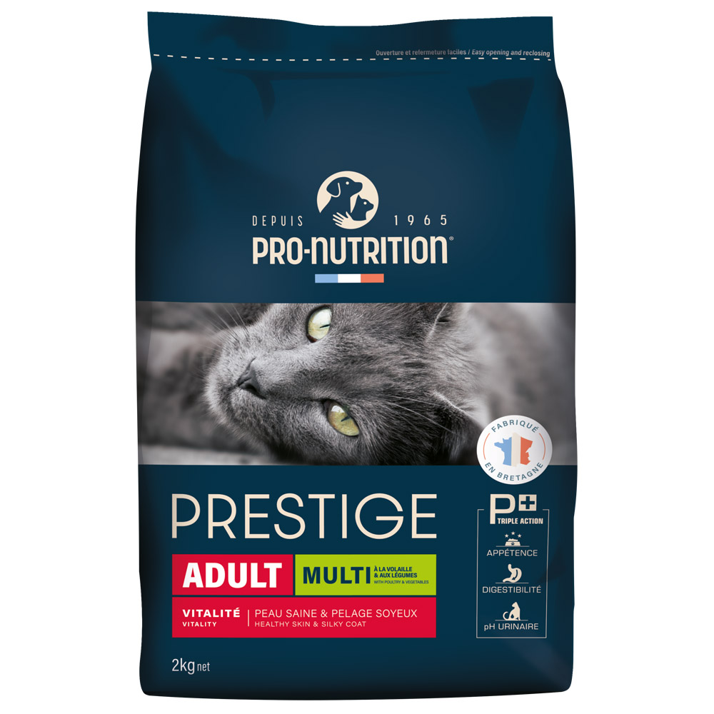 פרסטיז חתולים אדולט מולטי 2 ק”ג / 10 ק"ג