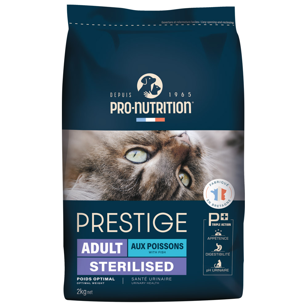 פרסטיז חתולים מעוקרים דגים 2 ק"ג / 10 ק"ג