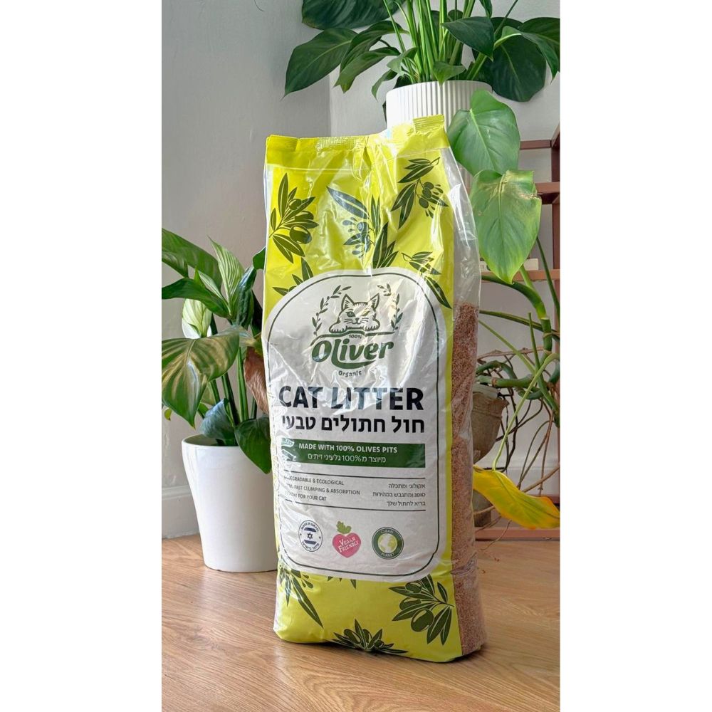 אוליבר חול חתולים אקולוגי 10 ליטר