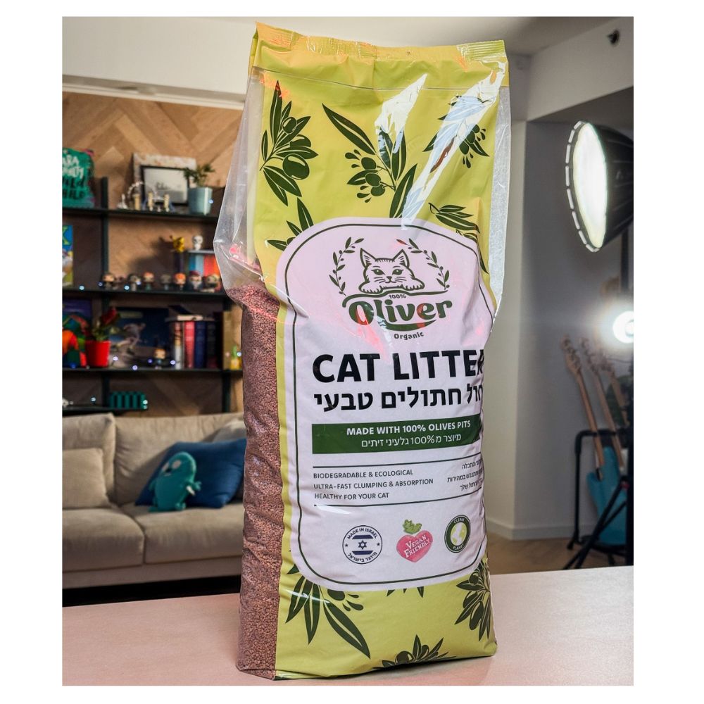 אוליבר חול חתולים אקולוגי 10 ליטר – תמונה 3