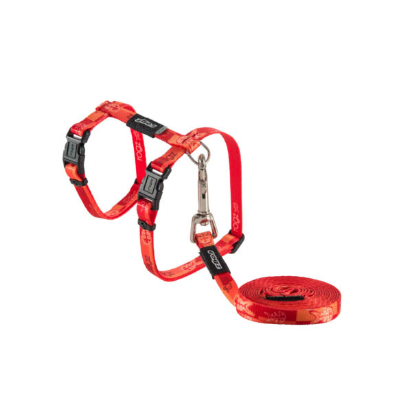 סט רתמה ורצועה לחתול ALLEY CAT – תמונה 2