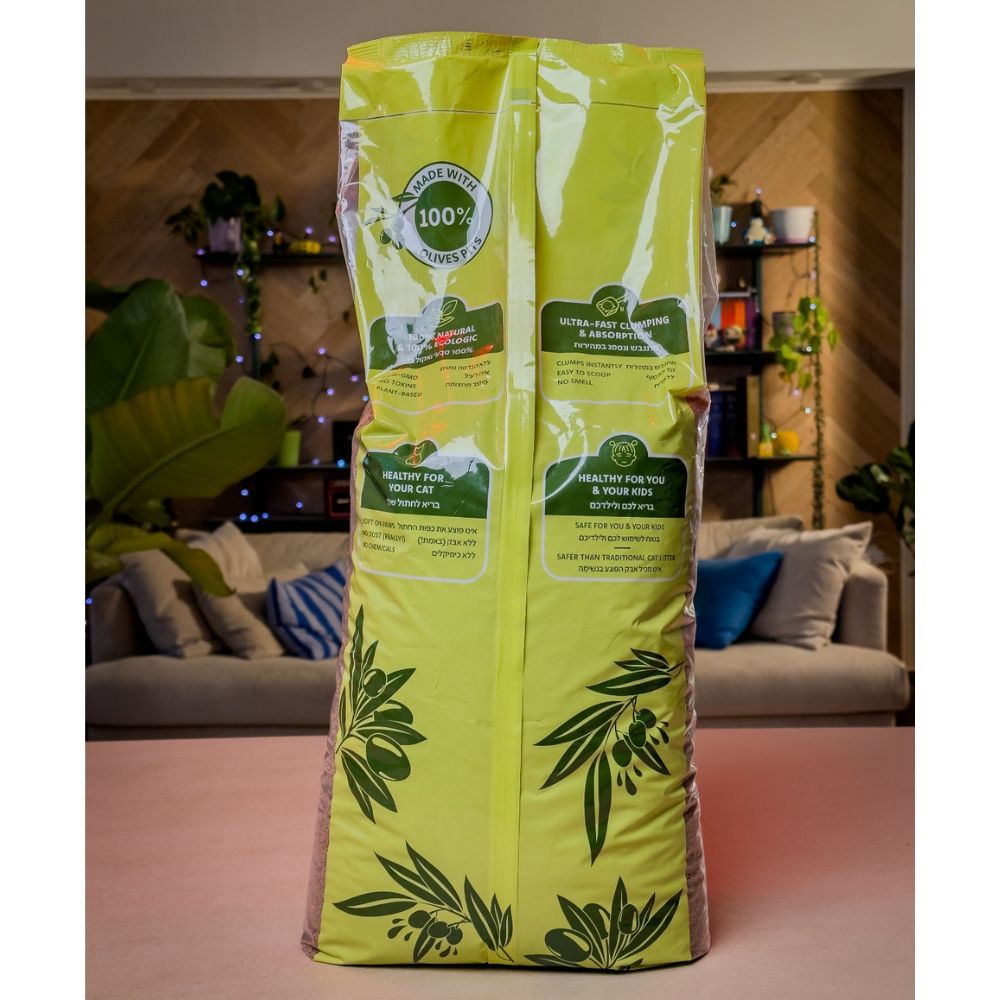 אוליבר חול חתולים אקולוגי 10 ליטר – תמונה 2