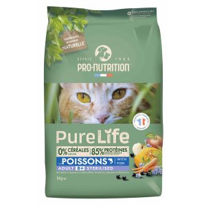 '+8 פיור לייף חתול מעוקרים 2 ק"ג