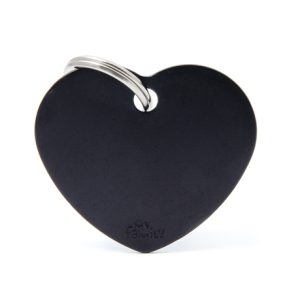 אלומיניום לב גדול שחור MFB36