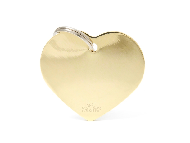 אלומיניום לב גדול זהב MFB27