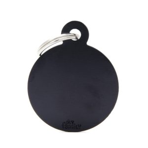 אלומיניום עיגול גדול שחור MFB34