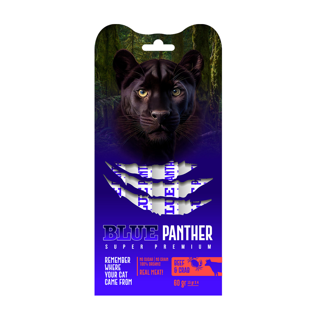 BluePanther שלוק פרימיום לחתול בקר וסרטנים