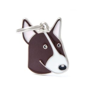 תג BULL TERRIER BROWN-MF21