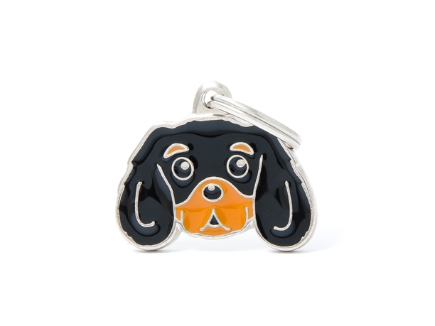 תג CAVALIER KING BLACK TAN-MF22