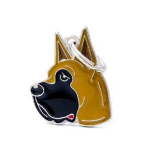 תג GREAT DANE BROWN-MF01