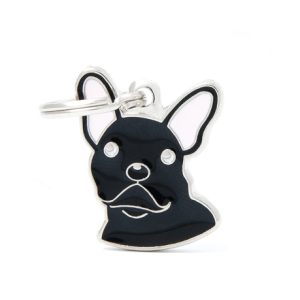 תג FRENCH BULLDOG BLACK-MF24
