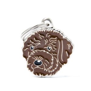 תג LAGOTTO ROMAGNOLO BROWN-MF89