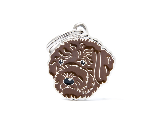תג LAGOTTO ROMAGNOLO BROWN-MF89