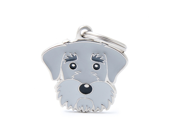 תג SCHNAUZER GREY-MF27