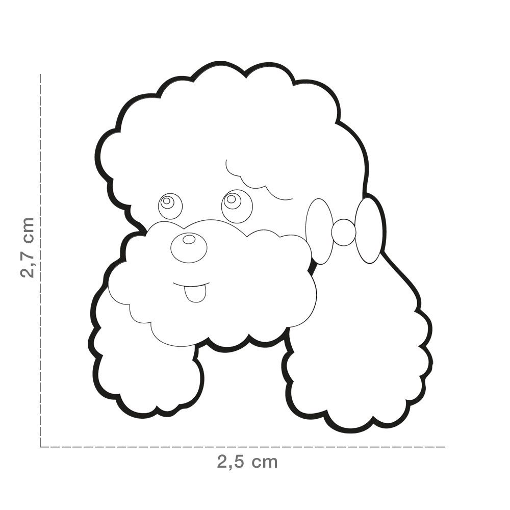 תג POODLE WHITE-MF20 – תמונה 3