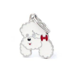 תג  POODLE WHITE-MF20