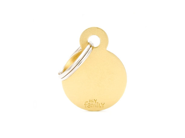 אלומיניום עיגול קטן זהב MFB12