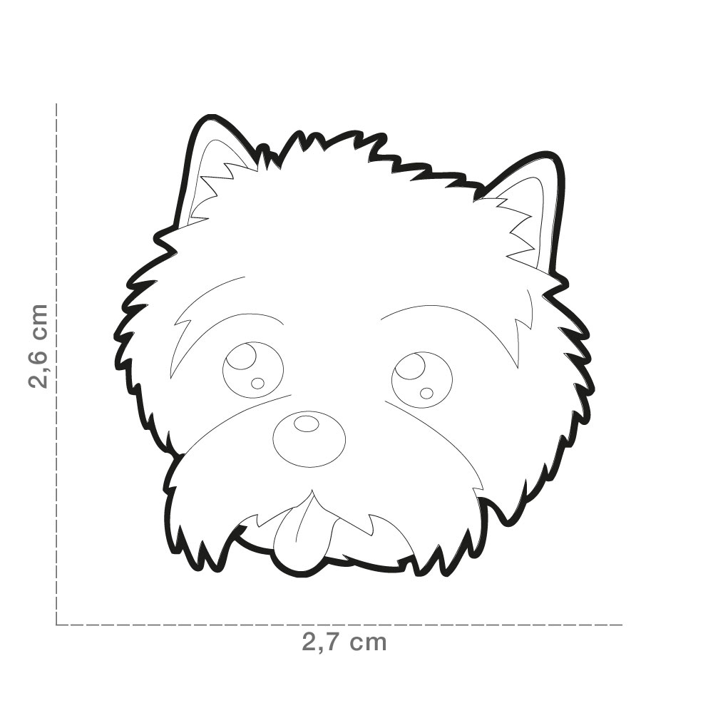 תג WEST HIGHLAND WHITE-MF55 – תמונה 2