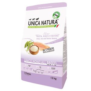 גאדה אוניקה נטורה דג ,אורז ושעועית 12 קג - MONO