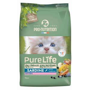 פיור לייף חתולים קיטן 8 ק"ג