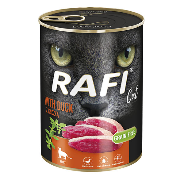 שימורים ראפי חתול פאטה ברווז 400 גרם